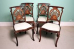 4 Cadeiras Victorianas Pau Santo UK RA1827 | SOLD